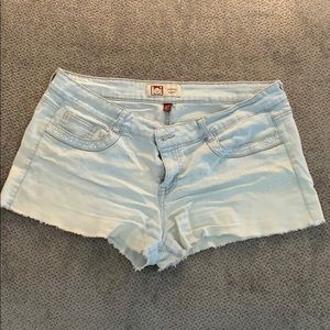 Low Rise Jean Shorts